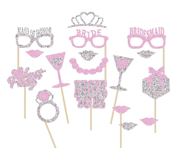 Bachelorette Photo Booth Props Bachelorette Party Decorations Etsy