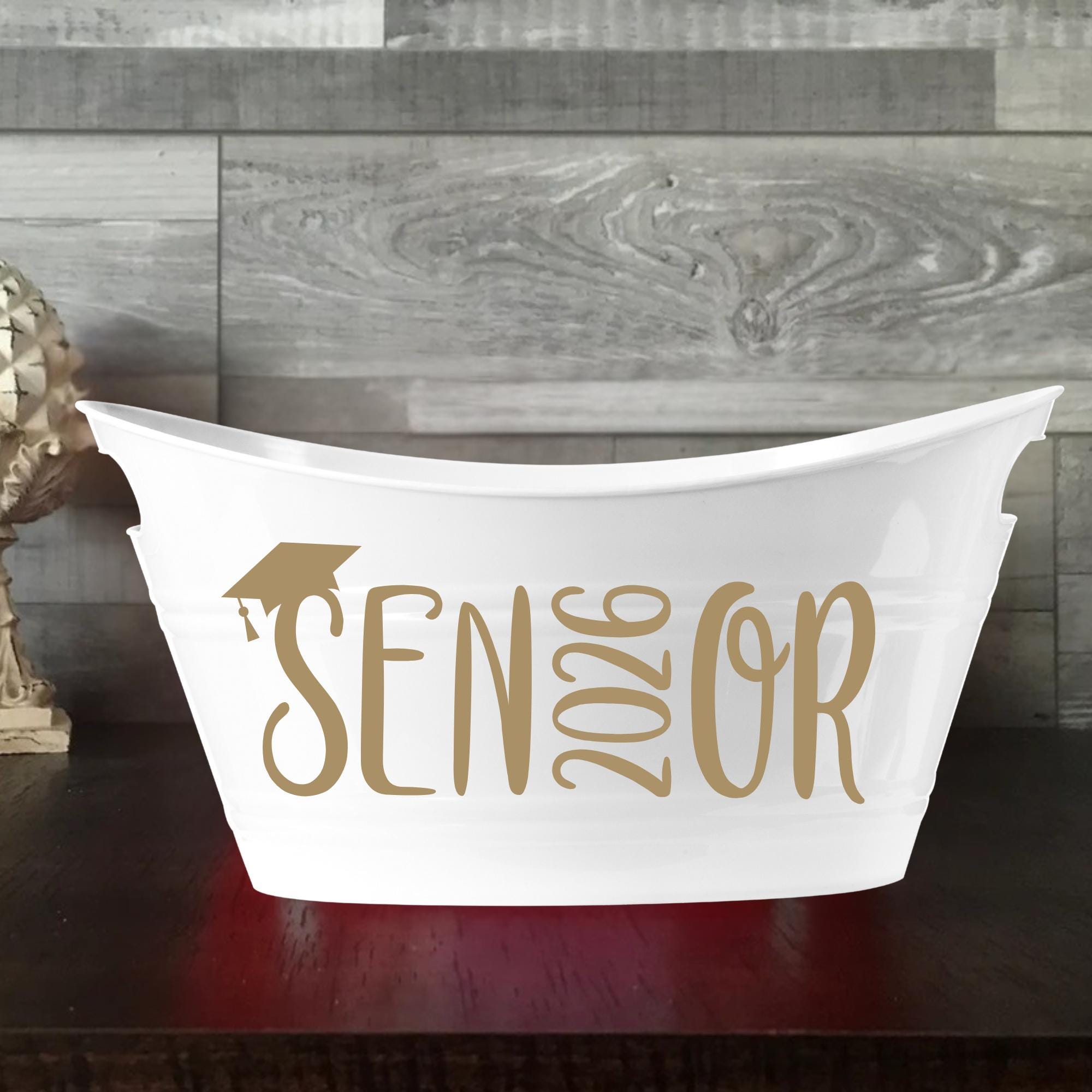 Graduation Gift Basket Class of 2026 Personalized Bucket Senior Night ...