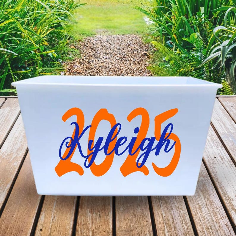 Personalized Senior Bucket Graduation Gift Basket Custom Gift Class of ...