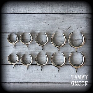 Doe-het-zelf wieghaken Maak je eigen ophanghaken Gestrekte oren 2g 0g 00g 1/2” 9/16” 5/8” 3/4" 7/8" 1" 1,10" 1,18" Doe-het-zelf haken voor stretch