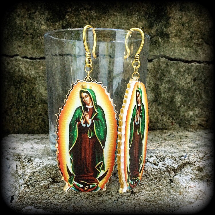 Virgin Mary Earrings Mary Magdalene Saints Earrings Sacred Etsy Australia