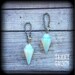 Opalite earrings Moonstone earrings Gemstone earrings 6 gauge ear weights Gemstone ear weights Gauged earrings 14g 12 10g 8g 6g 4g 2g 0g 00g 