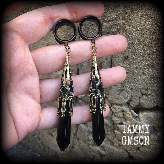 Obsidian earrings best sale