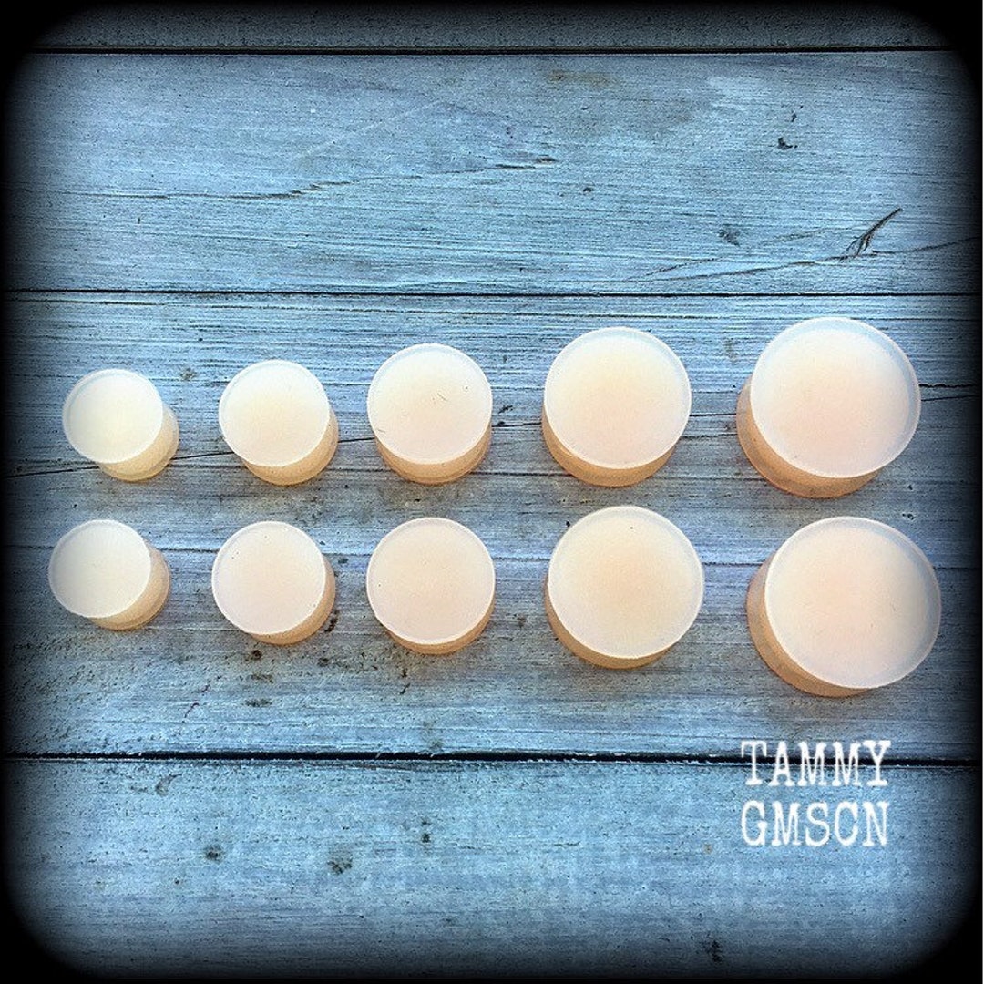 Flesh Plugs All Sizes Silicone Plugs Silicone Retainers 8g 6g 4g 2g 0g ...