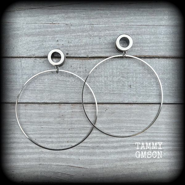 Hoop Plugs Etsy