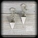 Clear quartz earrings Ear hangers Gemstone ear weights 2 gauge ear weights Tunnel friendly Gauged earrings 14g 12g 10g 8g 6g 4g 2g 0g 00g 