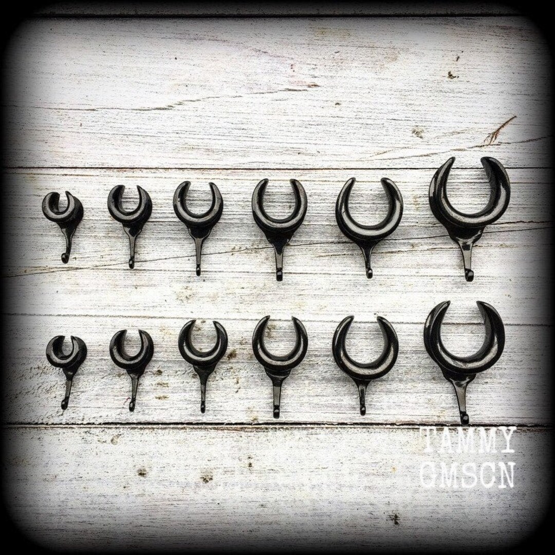 DIY Cradle Hooks Ear Hangers Cradle Hooks for Stretched Ears and Stretched Lobes 6g 2g 0g 00g 1/