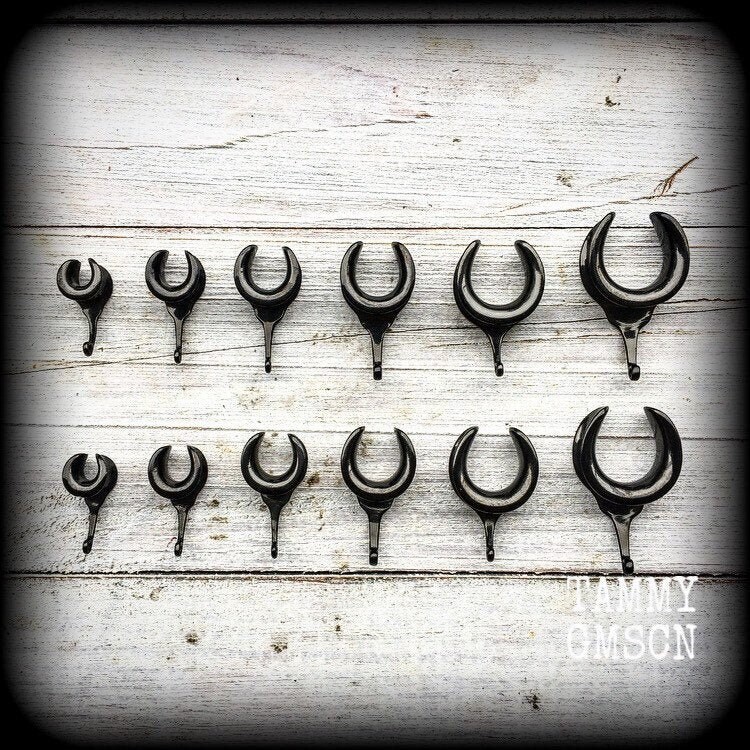 DIY Cradle hooks Ear hangers Cradle hooks for stretched ears Etsy