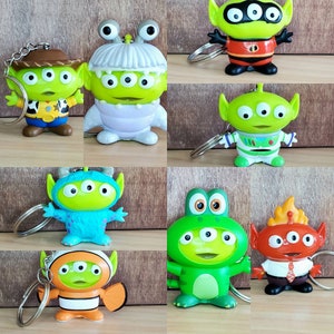 Toy Story Alien Remix keychains