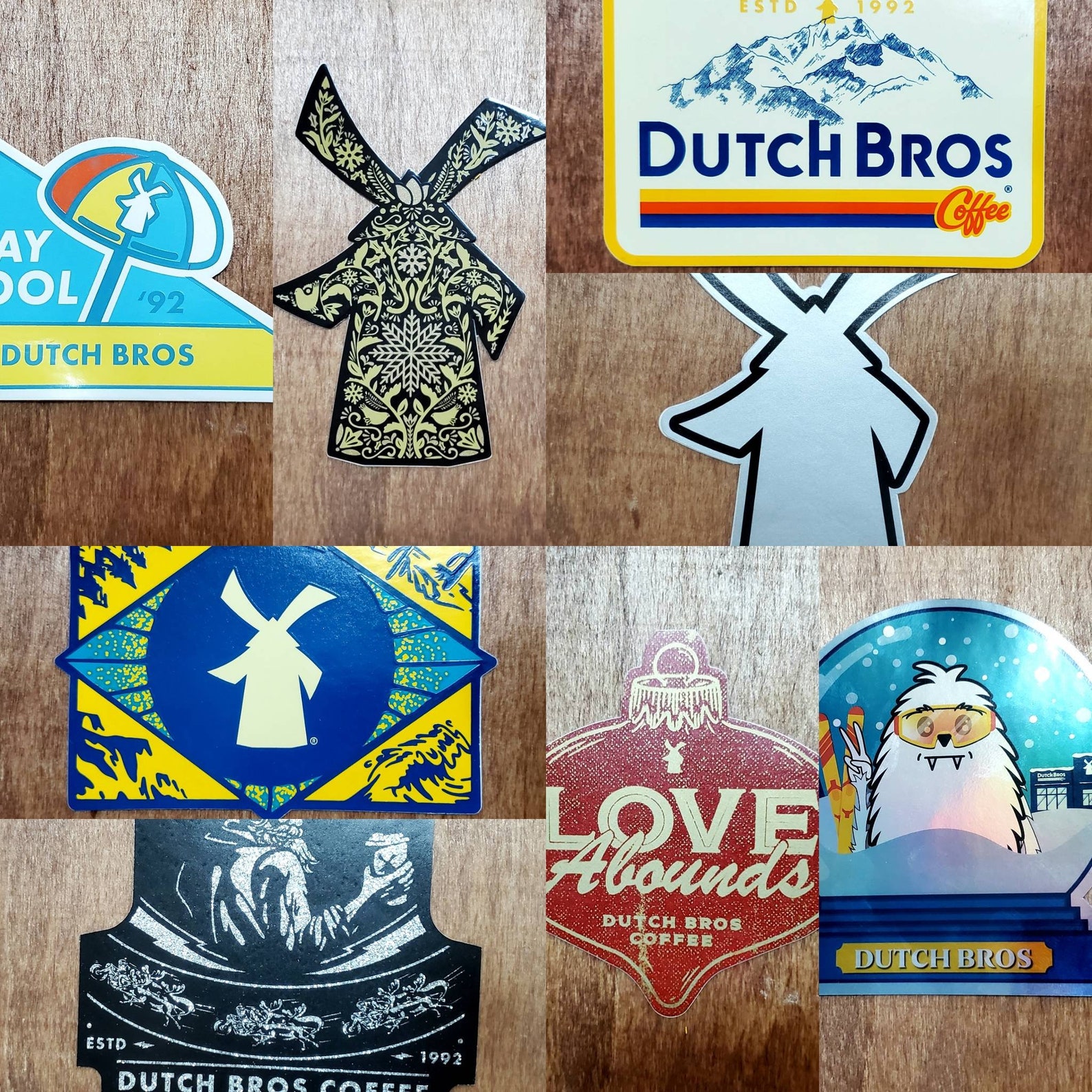 Dutch Bro Stickers Etsy