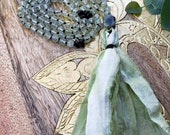 Prehnite and Black Onyx 108 Bead Mala