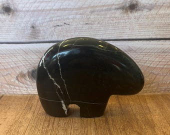 Hand Carved Bear Crystal, Authentic Ricolite Gemstone with Free Shipping from Arizona (see item details in description)