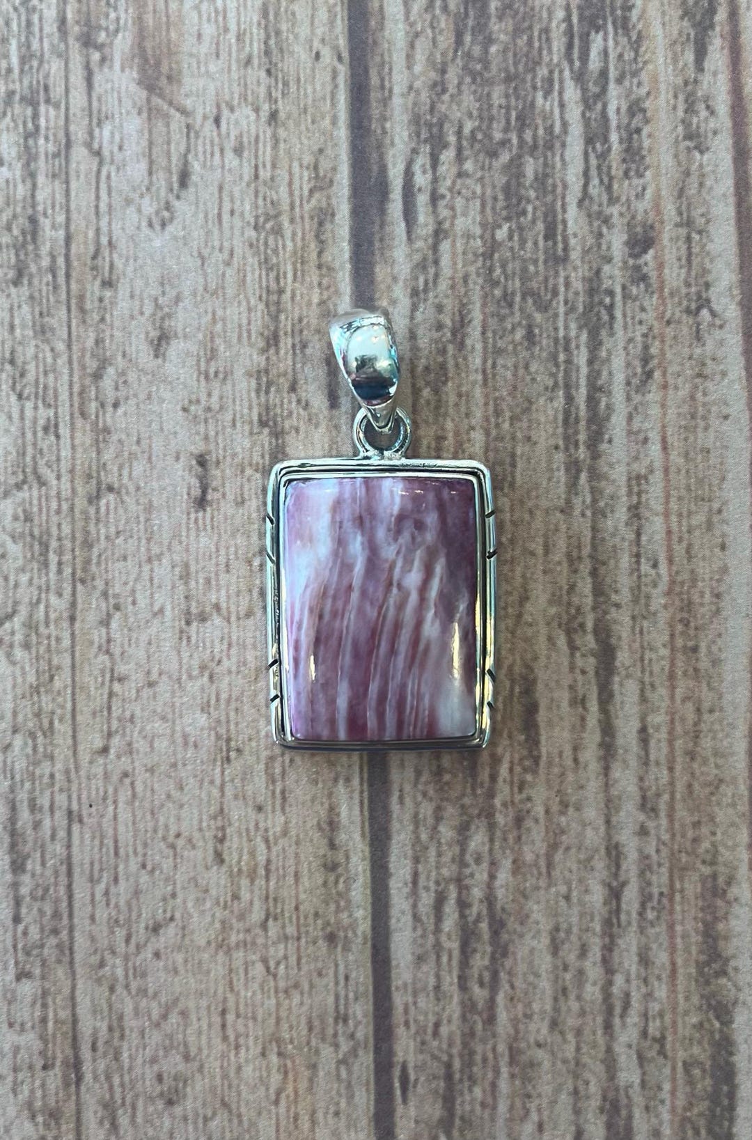 Spiny Oyster Shell Pendant, Sterling Silver (see Description for ...