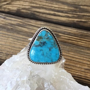 Kingman Turquoise ring size 7 (see description for details) FREE shipping from Arizona