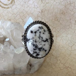 White Buffalo ring size 8 (see description for details) FREE shipping from Arizona