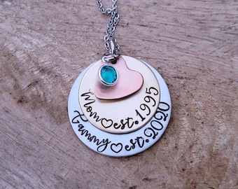 New Grandma Necklace - Gift for Mom - Mother's Day Necklace