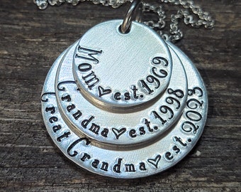 New Great Grandma Necklace - Mother's Day Gift - New Grandma Gift - New Great Grandparent Gift - Pregnancy Announcement