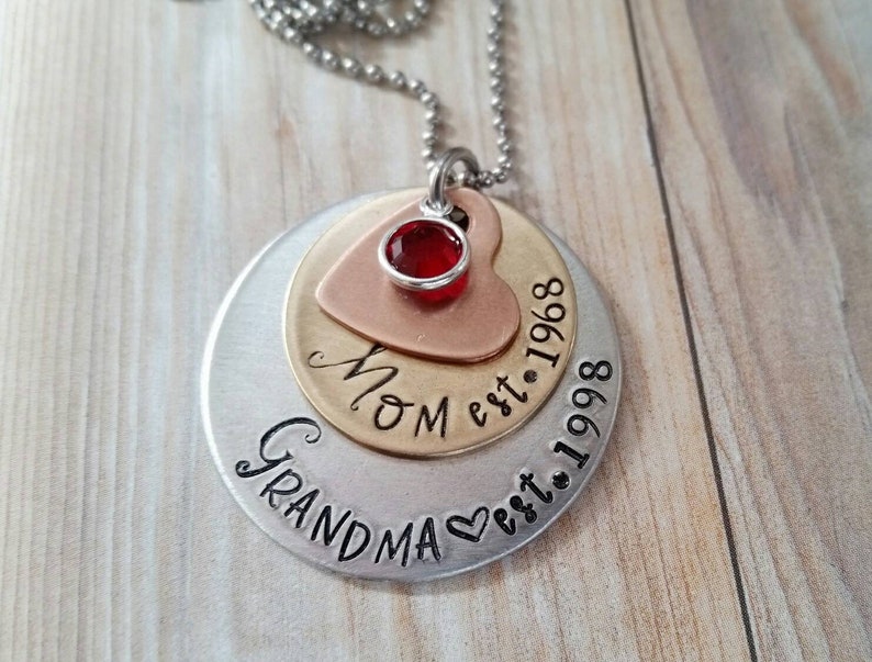 etsy mothers day necklace