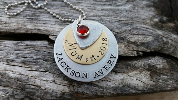 first mothers day necklace