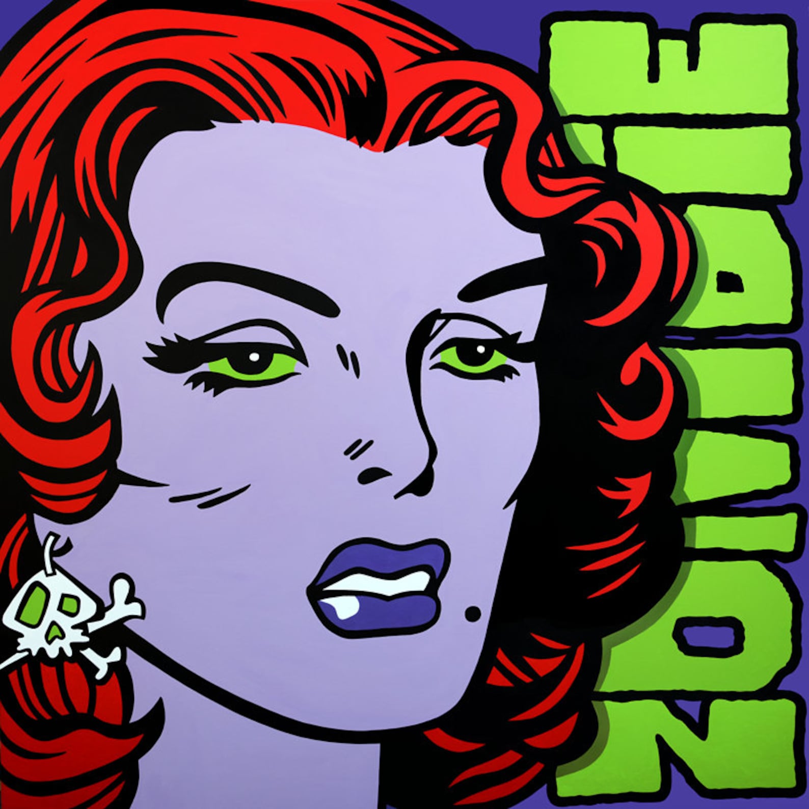 Pop Art Painting Zombie Apocalypse Acrylic on Etsy