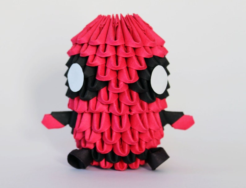3D Origami Deadpool Etsy