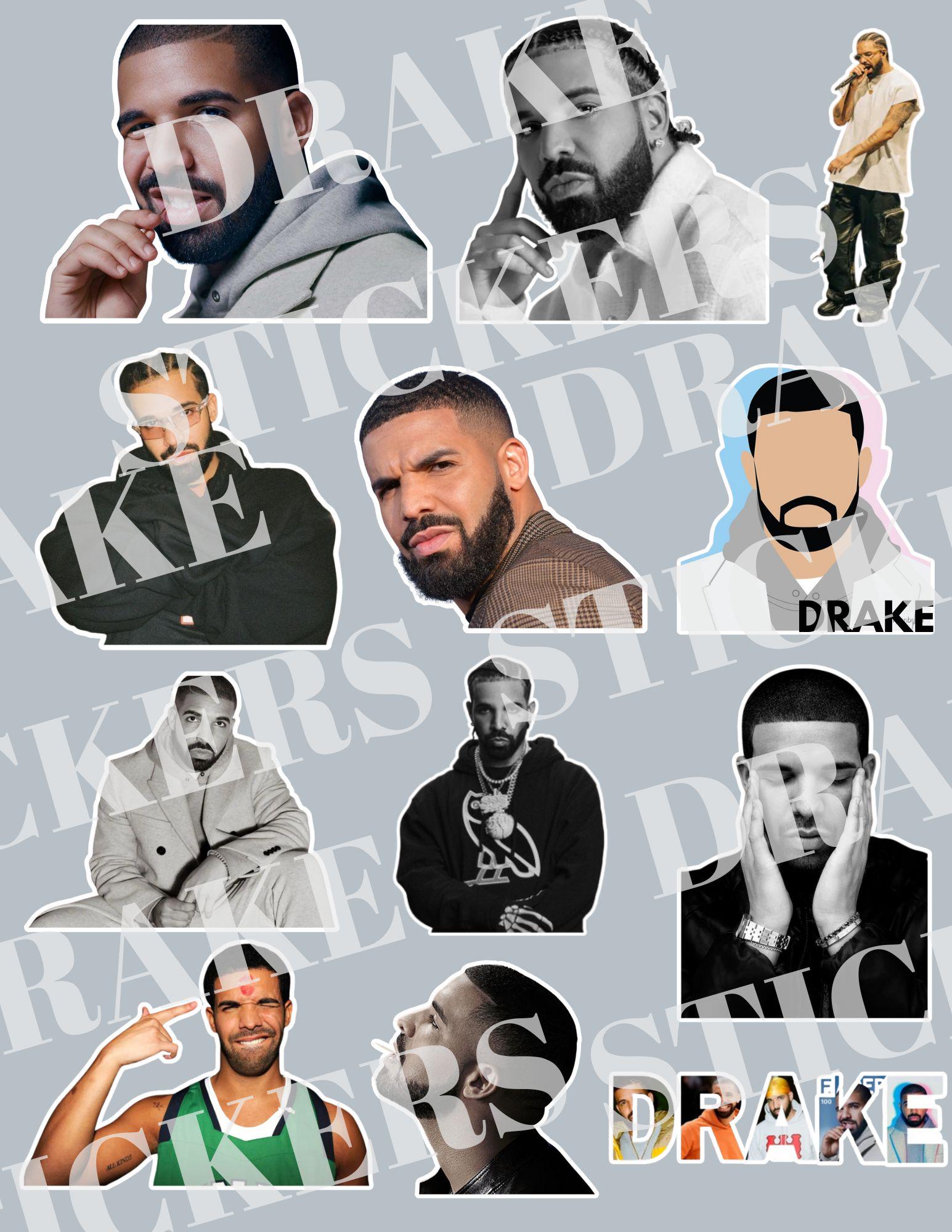 Drake Fan Stickers | Music Artist Print to Cut - Etsy