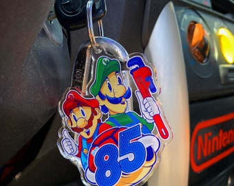 Artist Designed Super Mario Keychain by Russ Lyman