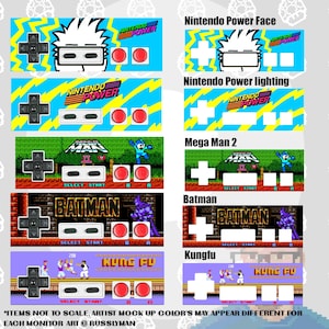 Custom NES Vinyl Overlay Sticker for a retro NES Controller