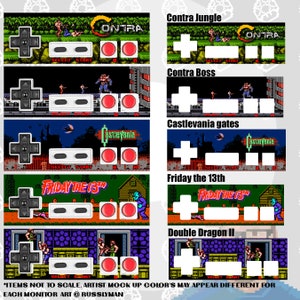Custom NES Vinyl Overlay Sticker for a retro NES Controller (Batch 3)