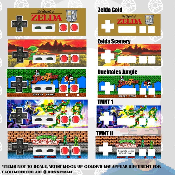 Custom NES Vinyl Overlay Sticker for a retro NES Controller