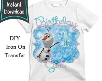 olaf frozen iron on transfer frozen iron on transfer instant etsy