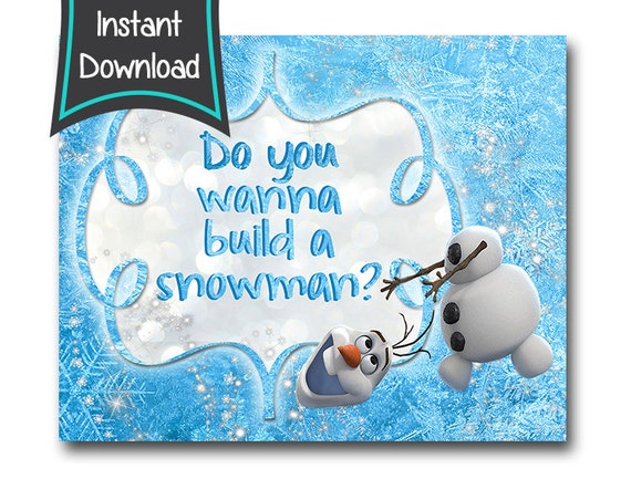 OLAF Indicator, Do oneself wanna develop a snowman - electronic record 4x6 photograph regarding Do You Want to Build a Snowman Printable identified as OLAF Signal, Do oneself wanna acquire a snowman - electronic history 4x6