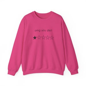 Dress To Impess &quot;&quot;omg du hast gegessen !!&quot;&quot; Rundhals-Sweatshirt - Roblox lustiges DTI