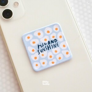 StickyBuddy Herbruikbaar Microvezel Schermreinigingspad voor Telefoon, Laptop, Switch | RiseAndShineOmelette