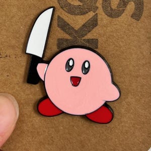 Kirby Pin | Kirby Enamel Pin | Fan Art | Gamer Pin | Kirby Hard Enamel Pin | Nintendo 64 pin