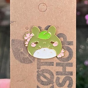 Totoro Inspired Pin | Totoro Enamel Pin | Ghibli Enamel Pin | Fan Art | Gamer Pin