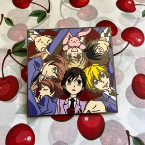 Ouran High School Host Club Enamel Pin – Handmade Fan Art ouran pin | Cute Anime pin | otaku gift | enamel pin