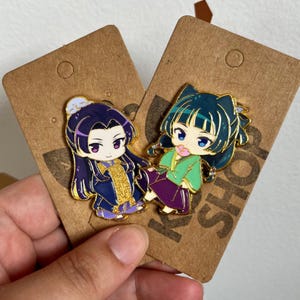 The Apothecary Diaries Enamel Pin | Maomao Enamel pin | Jinshi Pin | Otaku Gift | Anime Pin | The Apothecary Diaries Pin
