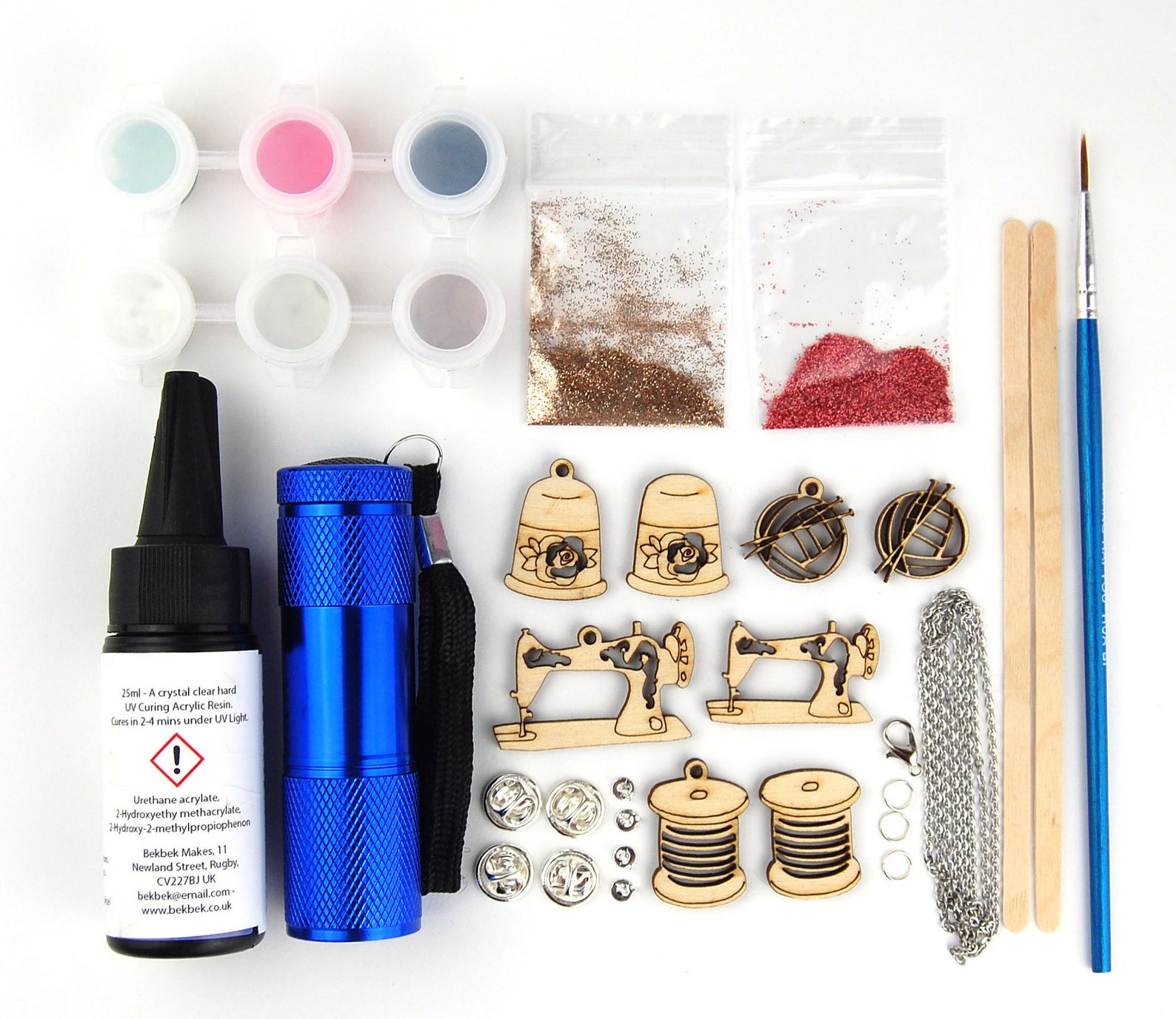 UV Resin Starter Kit Sewing & Knitting DIY Craft Kit for Etsy