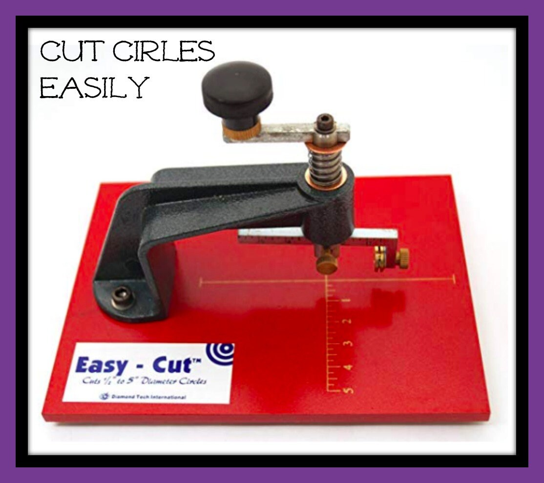 EZCut Lens Stained Glass Circle Cutter Stained Glass Cutting Etsy