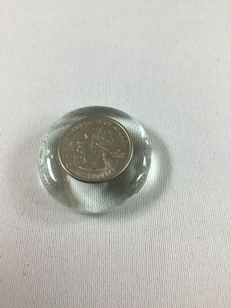 Approximately 1.5-40mm Nice for Magnets Consistent Size 5 Extra Large Clear Glass Nuggets Molded Glass Gems GM4000