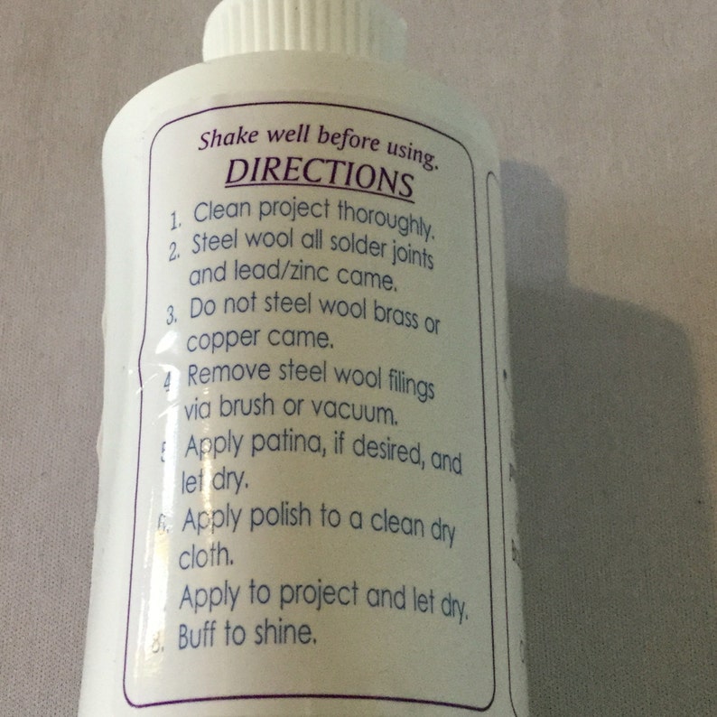 Stained Glass Wax Liva Polish For Copper Foil Projects Etsy