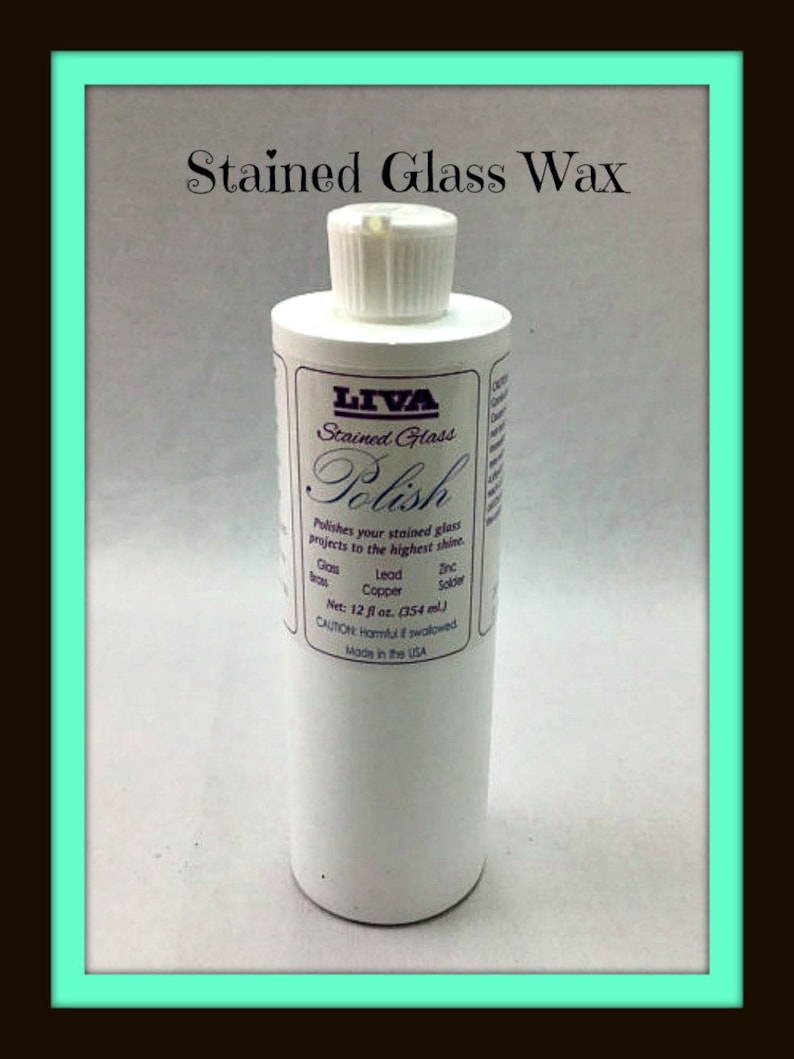 Stained Glass Wax Liva Polish For Copper Foil Projects Etsy