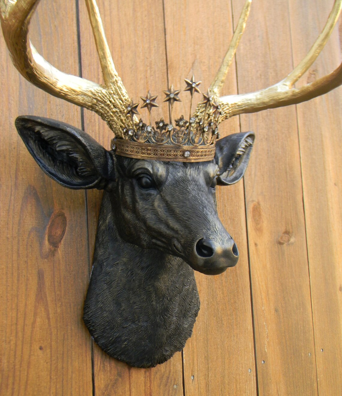 Deer Head Wall Decor Stag Head Wall Mount Deer Head with Etsy