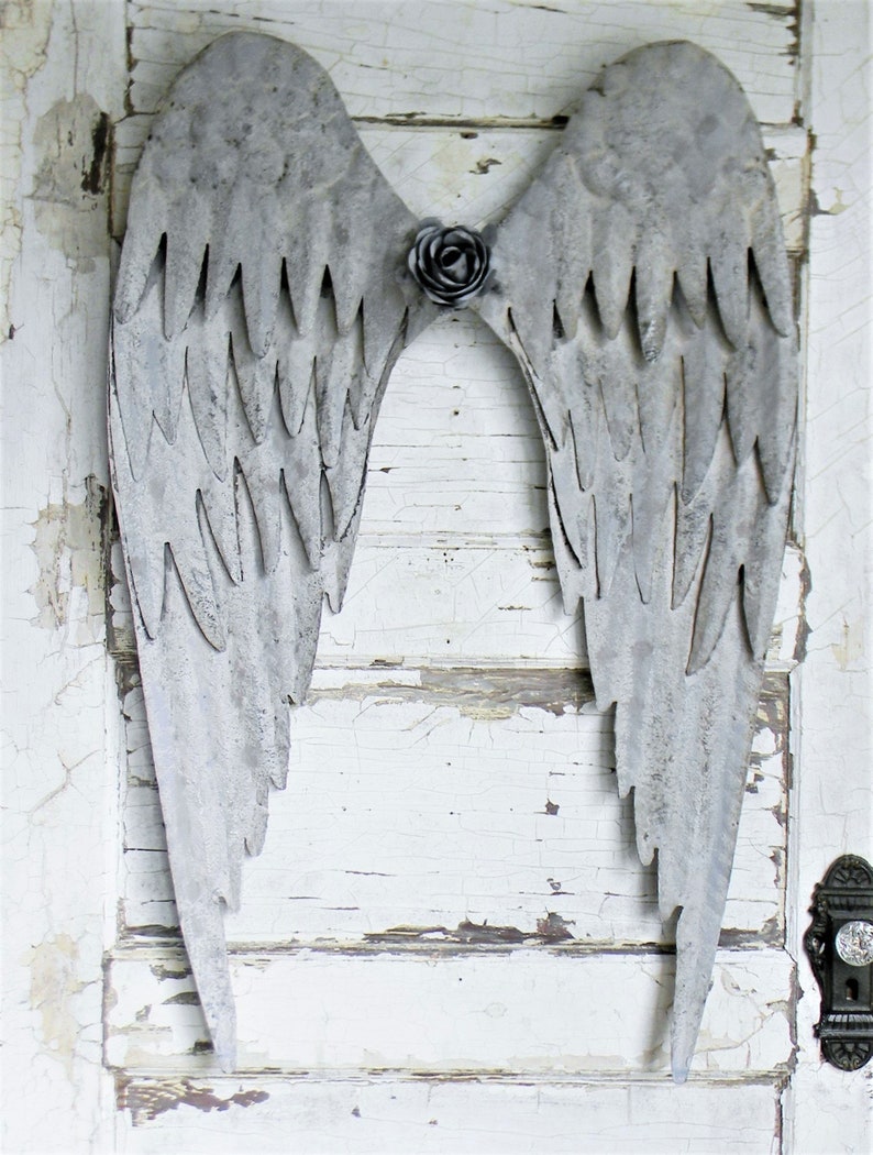 Angel Wing Wall Decor Large Wings Metal Art Nursery