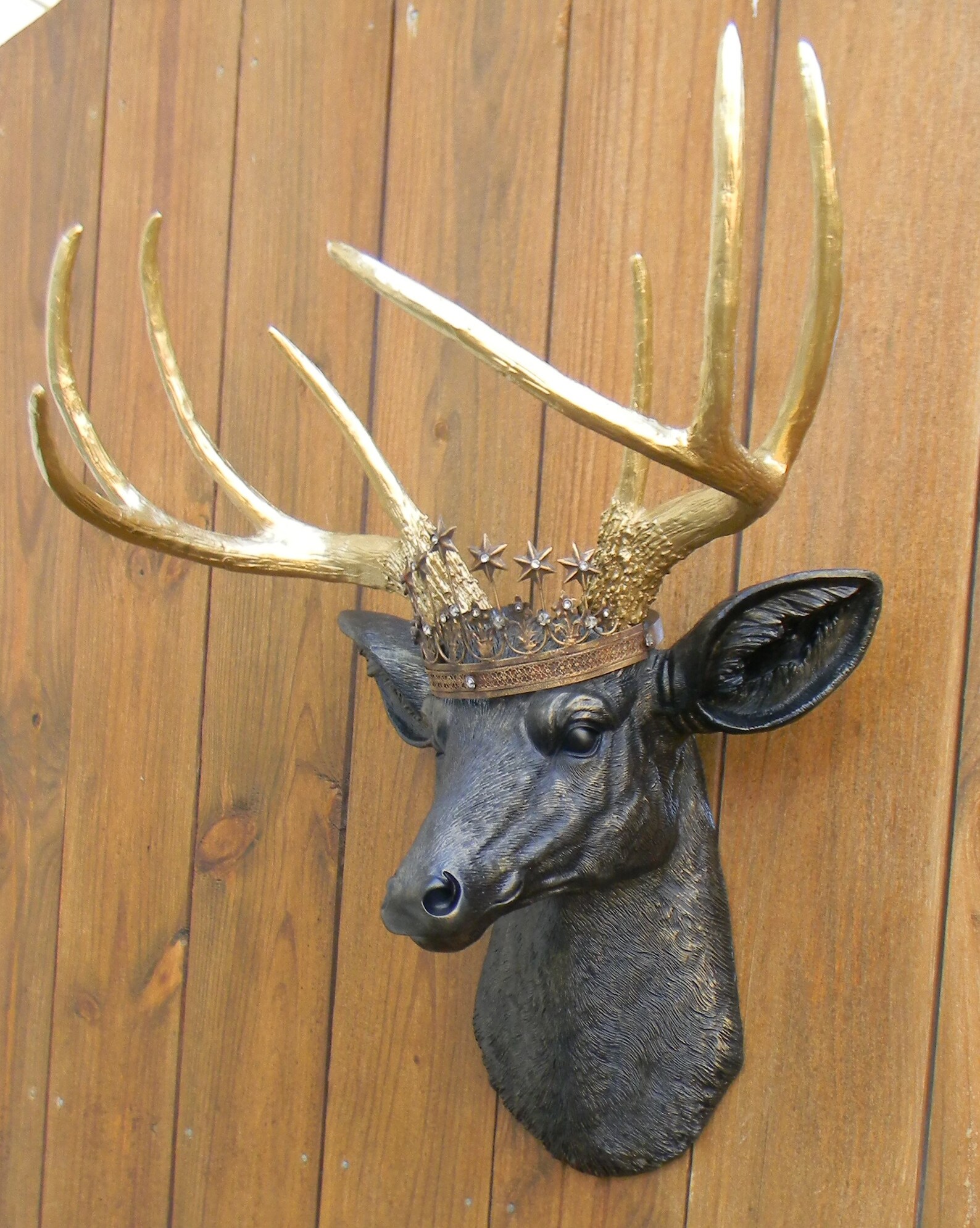 Deer Head Wall Decor Stag Head Wall Mount Deer Head with Etsy