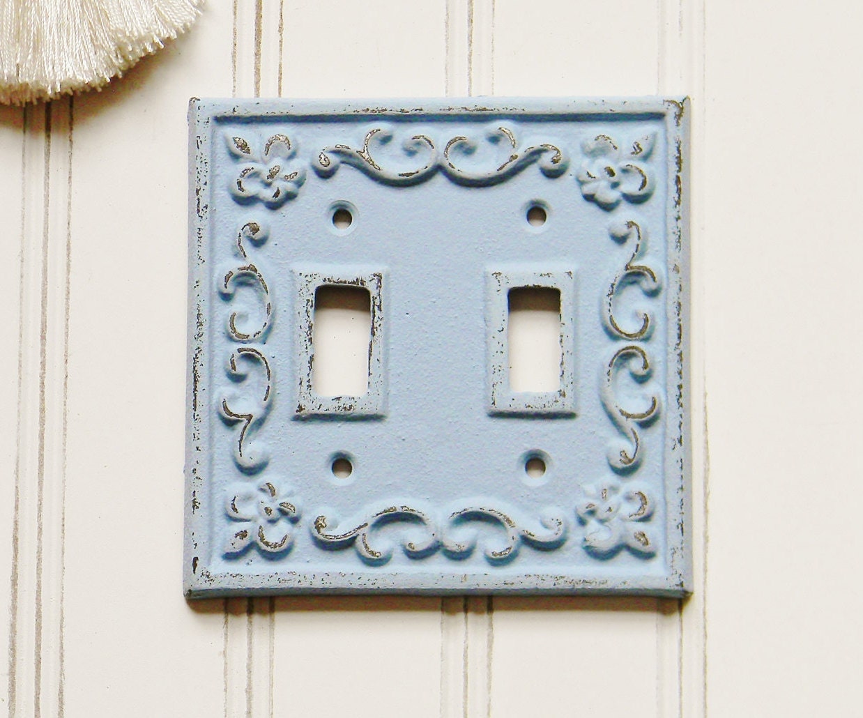 Light Switch Plate Cover Shabby Chic Switch Cover Cast Iron Etsy