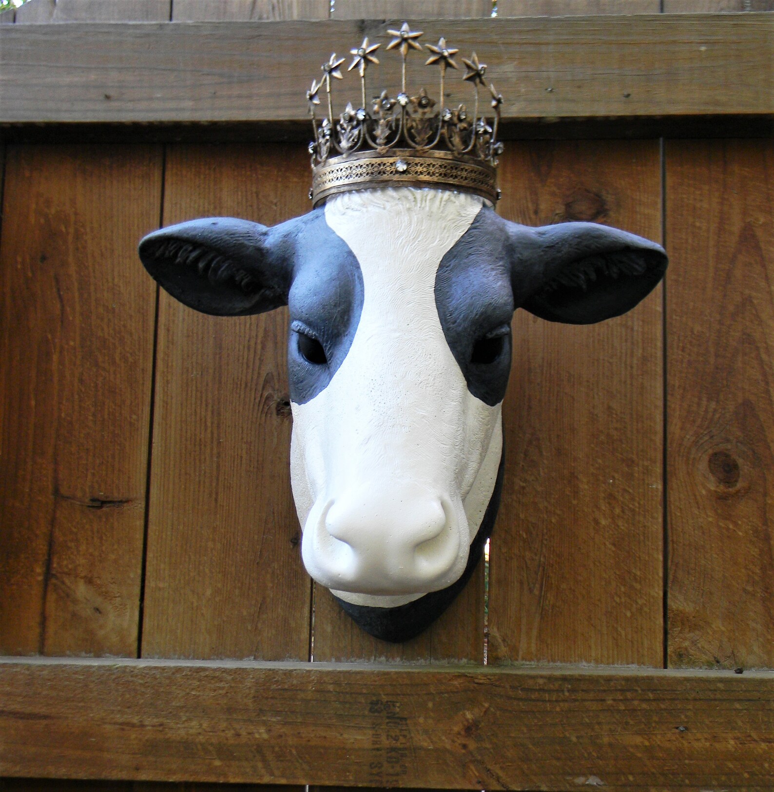 Cow Head Wall Hanging Faux Taxidermy Cow Head Decor Cow Etsy