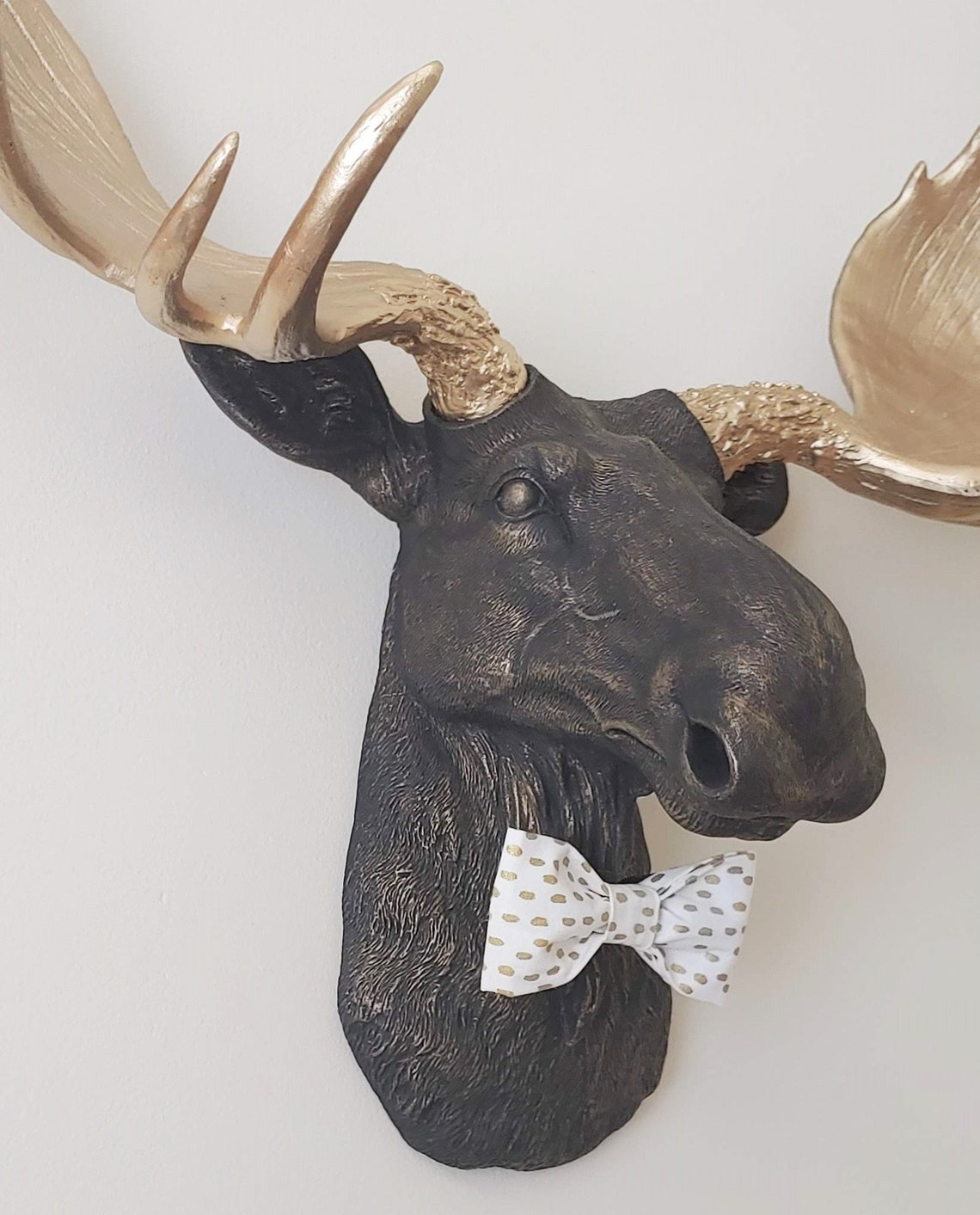 Faux Moose Head Wall Mount Moose Head Wall Decor Moose Head | Etsy