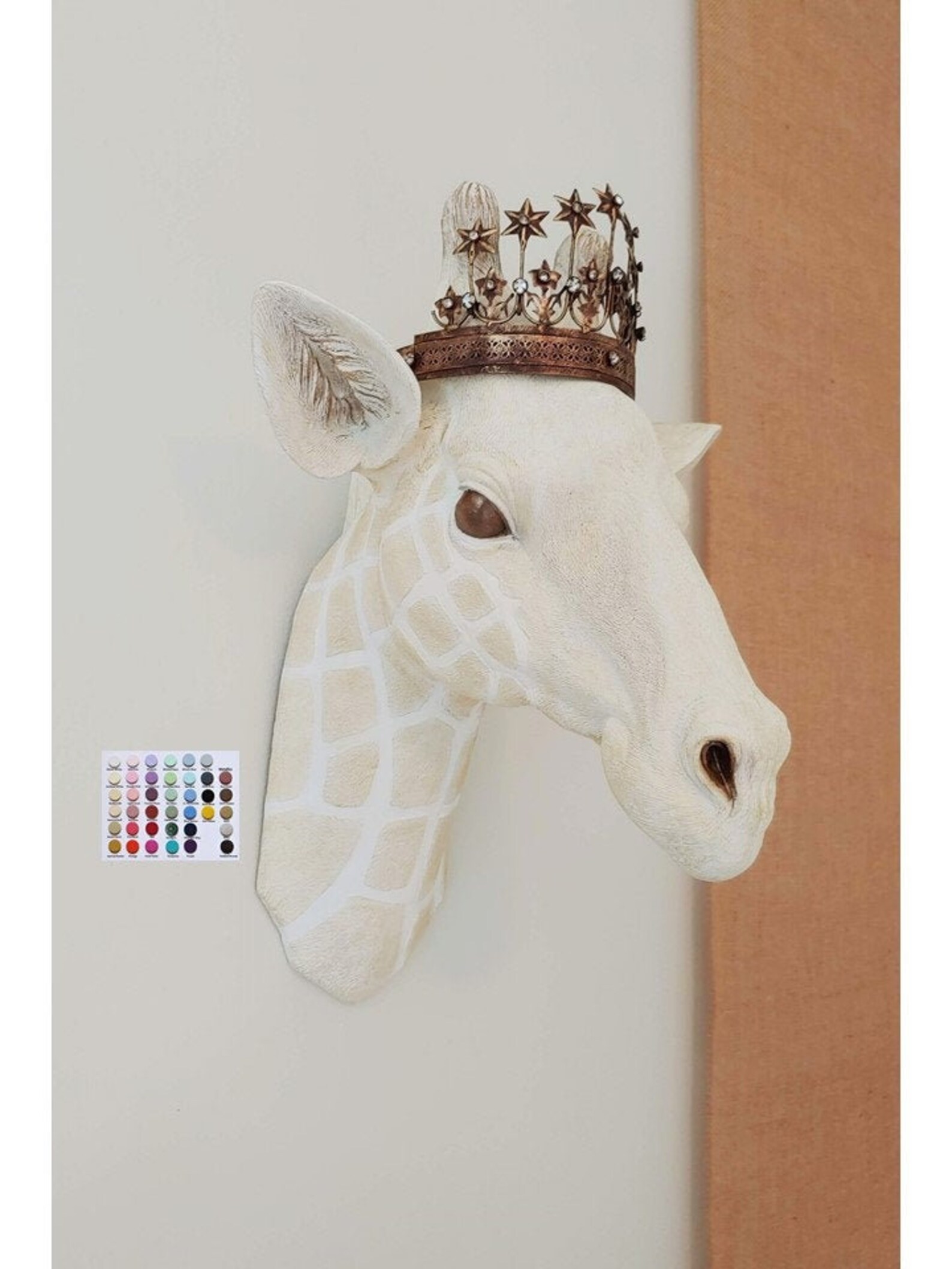 Giraffe Head Wall Mount Faux Taxidermy Giraffe Head Nursery | Etsy